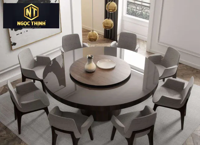 BỘ BÀN ĂN TRÒN SANG TRỌNG GIÁ TỐT